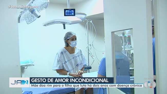 Me doa rim para o filho com doena crnica