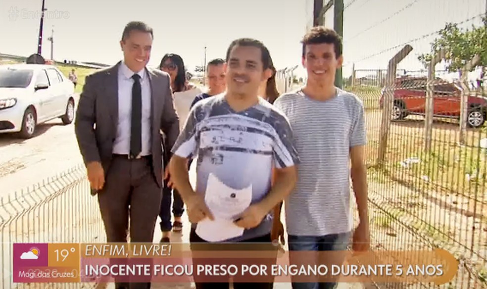 Cearense Antônio conquistou a liberdade após cinco anos presos injustamente  — Foto: TV Globo
