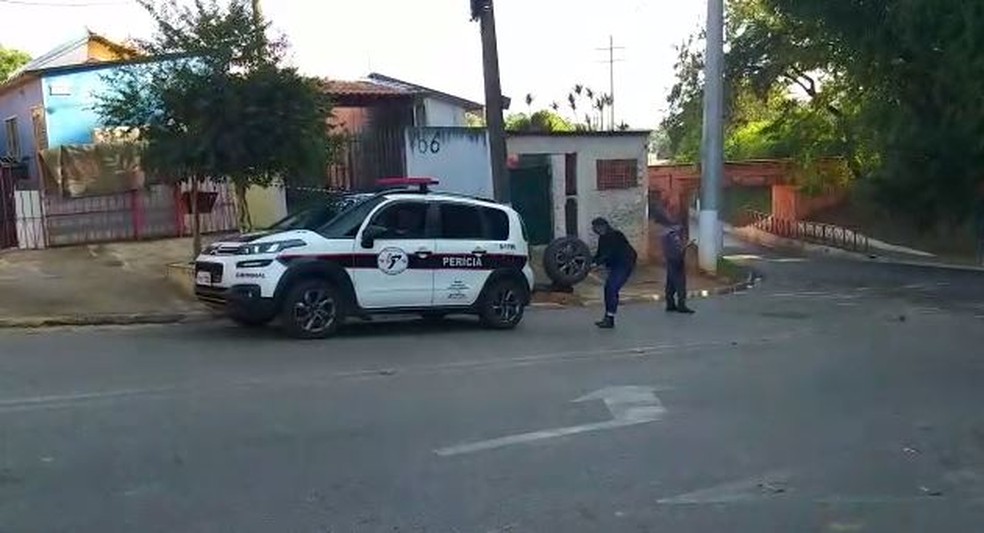 Corpo de mulher foi encontrado em Itapetininga (SP) — Foto: Jamie Rafael/TV TEM