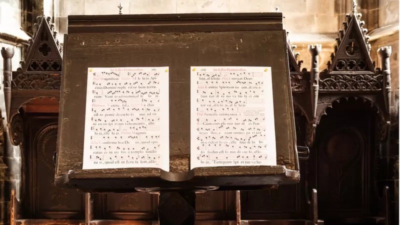 Uma das coisas que mais animava Luce no mosteiro era o canto gregoriano (Foto: GETTY IMAGES via BBC)