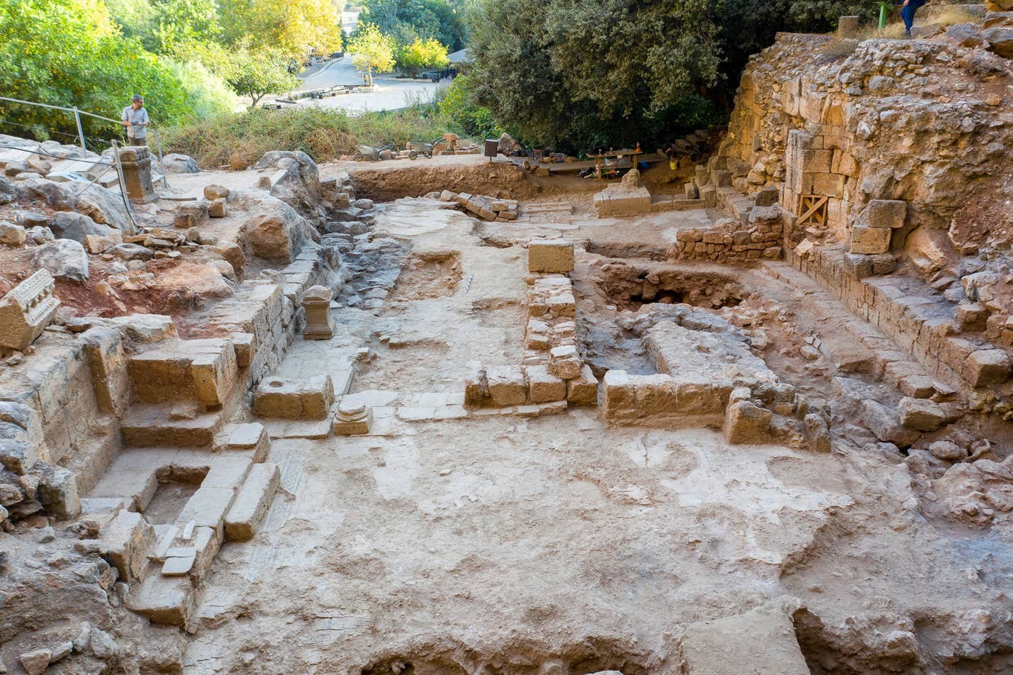Templo bizantino é descoberto em ruínas de local romano antigo  (Foto: Nature & Parks Authority/ Banias archaeological team)