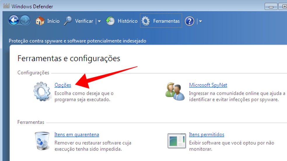 Como desativar o Windows Defender no Windows 7 e usar outro ...