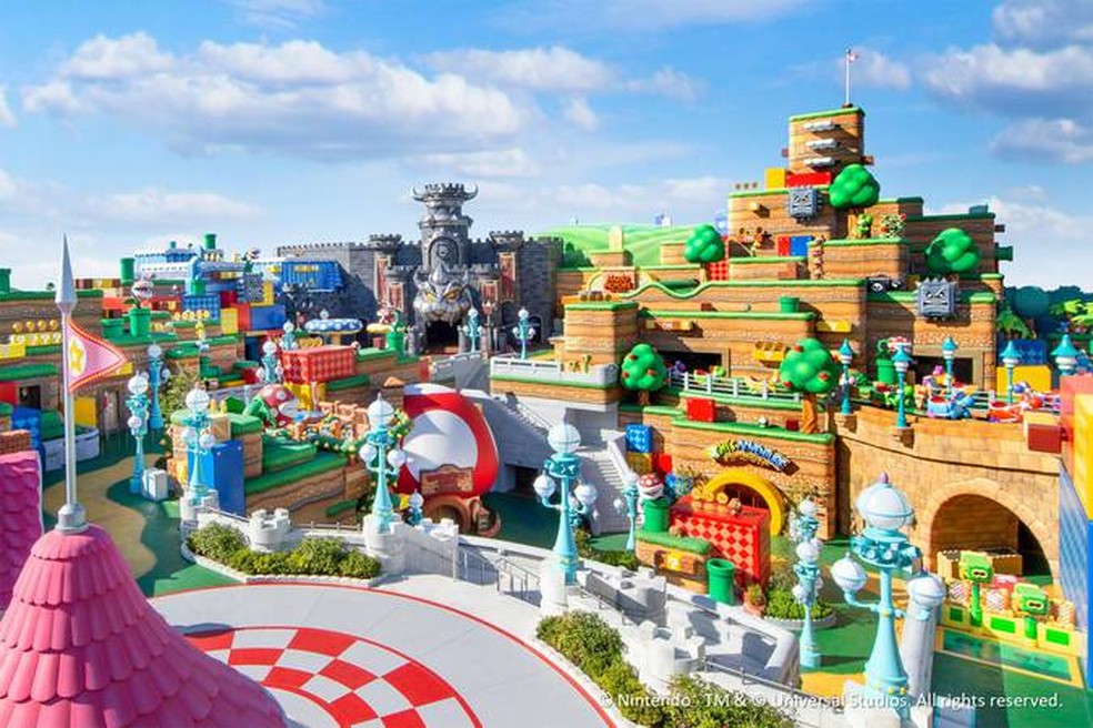 Parque da Nintendo recebeu data para começar as operações — Foto: Reprodução/Nintendo