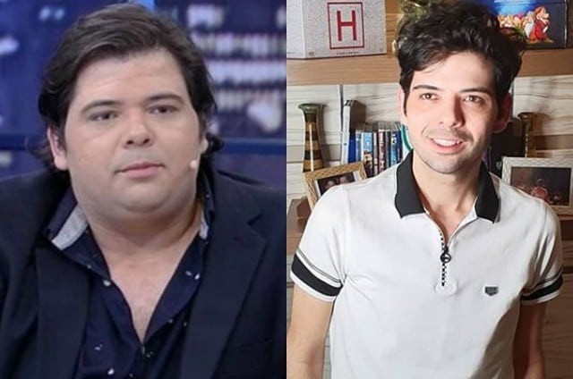Gustavo Mendes antes e depois da bariátrica (Foto: Reprodução/Instagram)