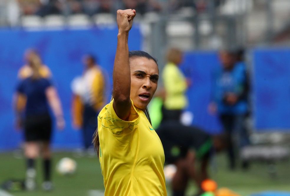Marta Brasil seleção brasileira Copa do Mundo feminina — Foto: Reuters