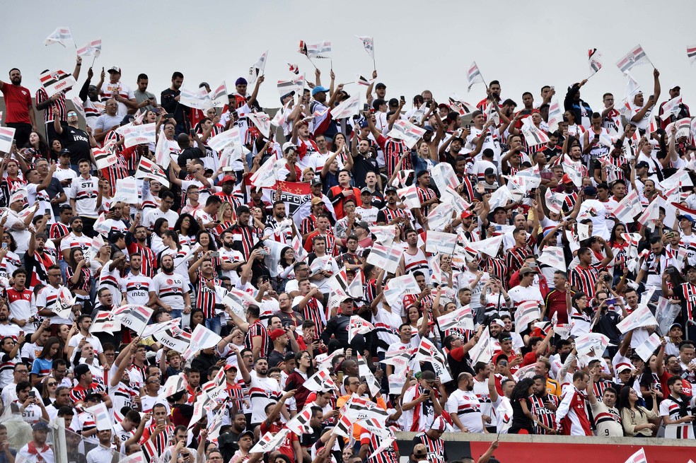 São Paulo faz último jogo no Morumbi antes da parada para a Copa América  — Foto: Marcos Ribolli