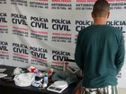 Jovem é preso por tráfico de drogas e receptação em Santos Dumont, MG