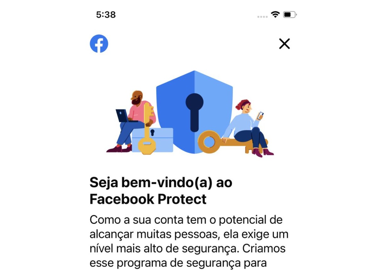 Facebook Protect: entenda o que é e o que fazer se receber a notificação | Tecnologia
