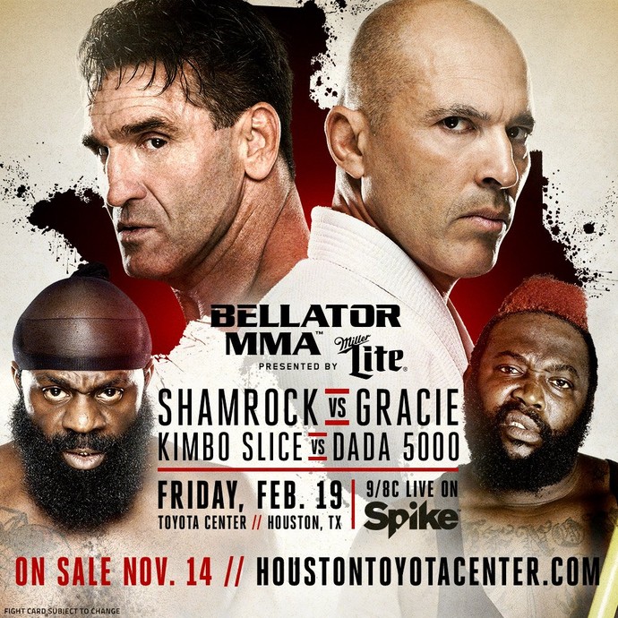 pôster Bellator Ken Shamrock Royce Gracie (Foto: Reprodução/Twitter)