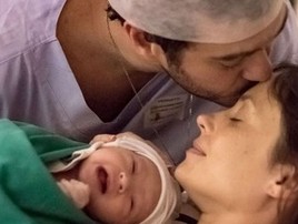 Nasce o primeiro filho de Marcos Veras e Rosanne Mulholland (Reprodução/Instagram)