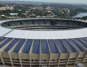 Usina solar do Mineirão (Foto: Renato Cobucci / Divulgação Minas Arena)