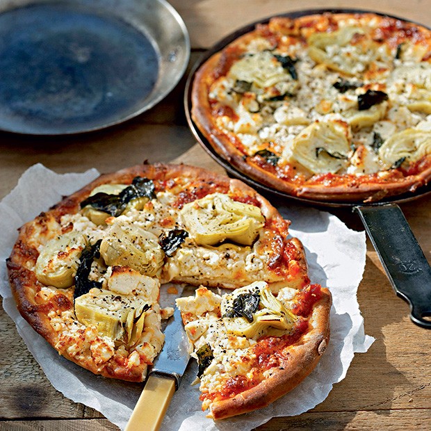 Pizza de alcachofra e queijos (Foto: StockFood / Gallo Images Pty Ltd.)