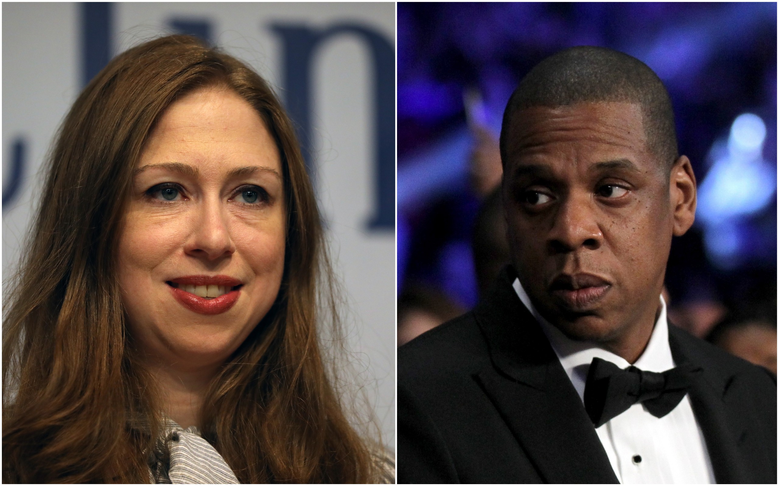 Chelsea Clinton e Jay-Z (Foto: Getty Images)