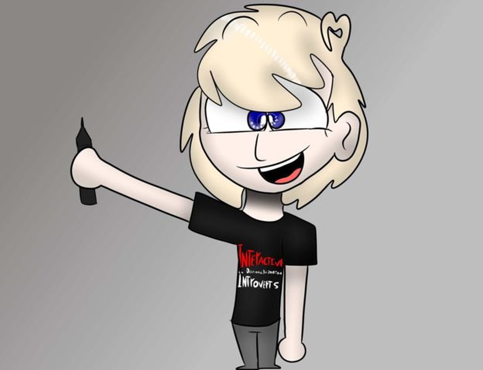  Jessi quer que seus desenhos ajudem outras crianÃ§as a se expressar  â Foto: Jessi C'Artoon