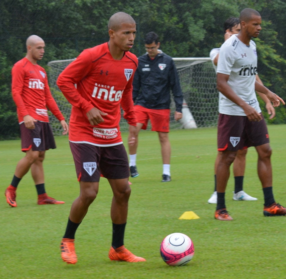 Marquinhos Cipriano voltou para a base do São Paulo (Foto: Érico Leonan/saopaulofc.net)