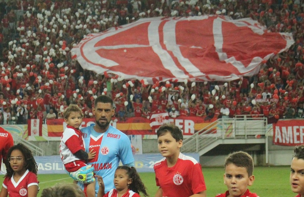 Goleiro foi o titular do Alvirrubro durante toda a Série D (Foto: Canindé Pereira/América FC)