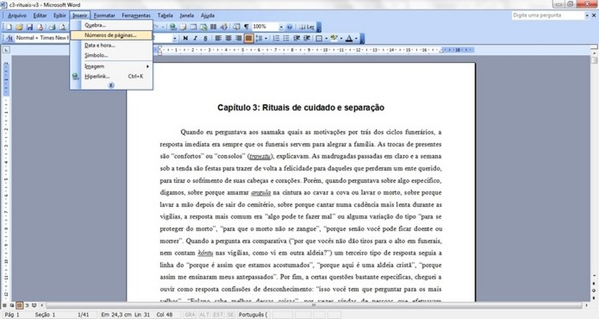 Como Numerar Páginas No Word De Forma Automática Dicas E Tutoriais Techtudo 7588