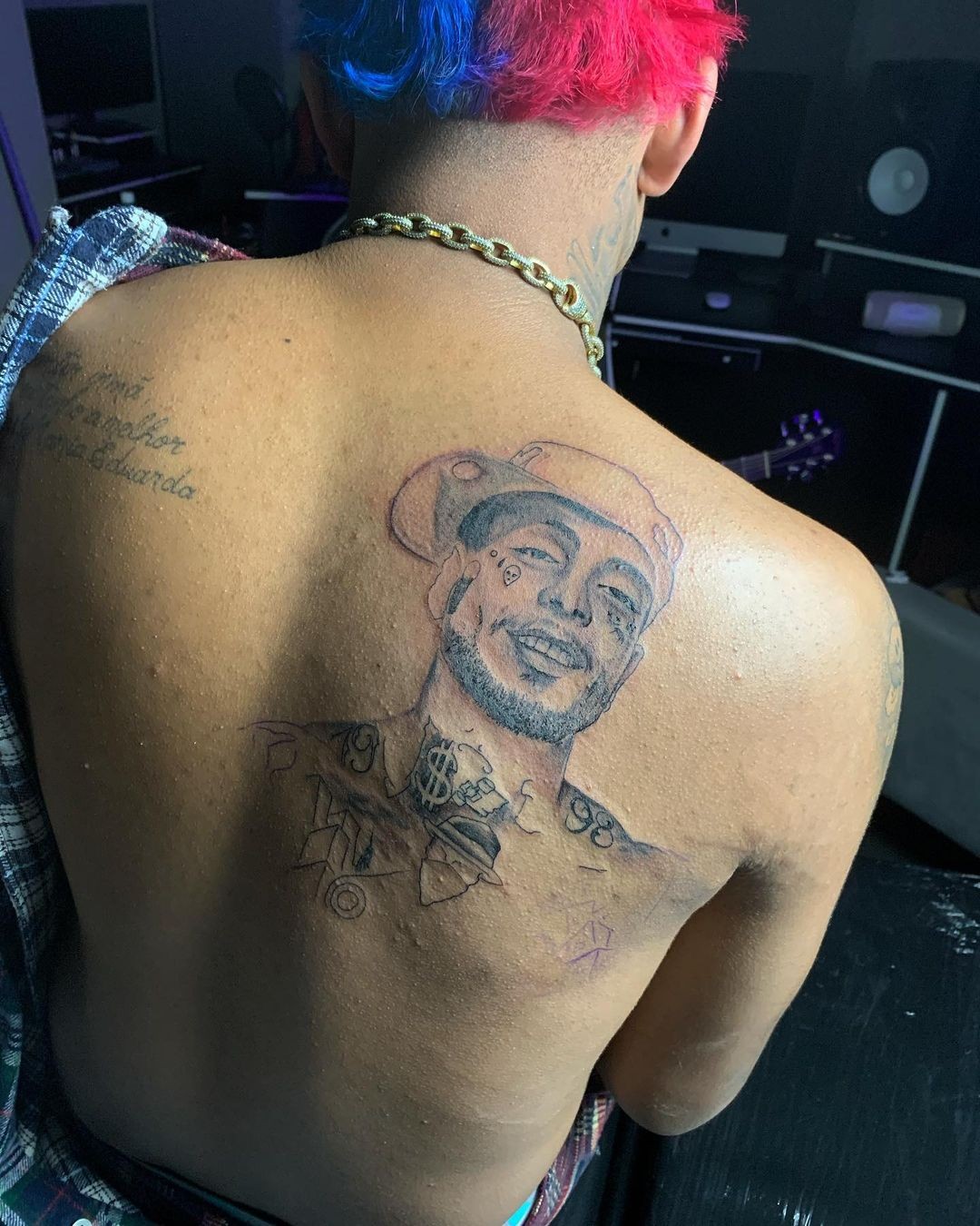 MC Brinquedo fez tatuagem em homenagem ao amigo (Foto: Reprodução/Instagram)