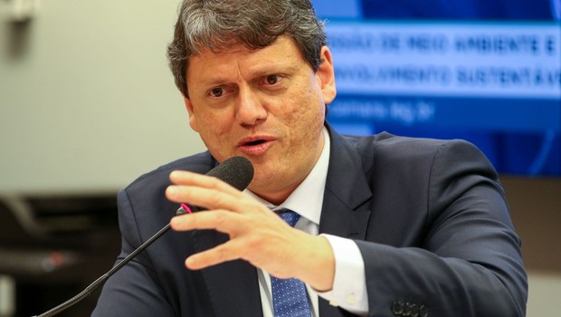 O ministro da Infraestrutura, Tarcísio Gomes de Freitas (Foto: Fabio Rodrigues Pozzebom/Agência Brasil )