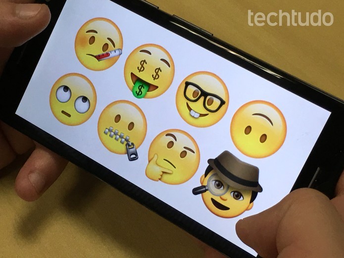 WhatsApp adicionou novos emojis divertidos no app (Foto: Luana Marfim/TechTudo)