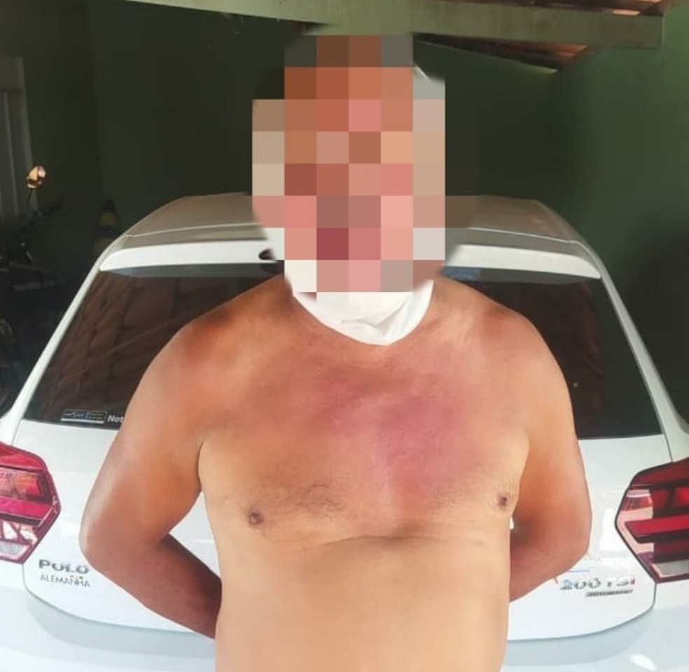 João de Deus Filho Araújo foi preso pela PM — Foto: Divulgação/PM-PI