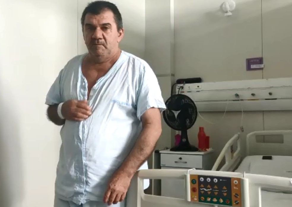 Paciente est&aacute; internado h&aacute; um ano no Hospital Universit&aacute;rio Onofre Lopes &mdash; Foto: Divulga&ccedil;&atilde;o
