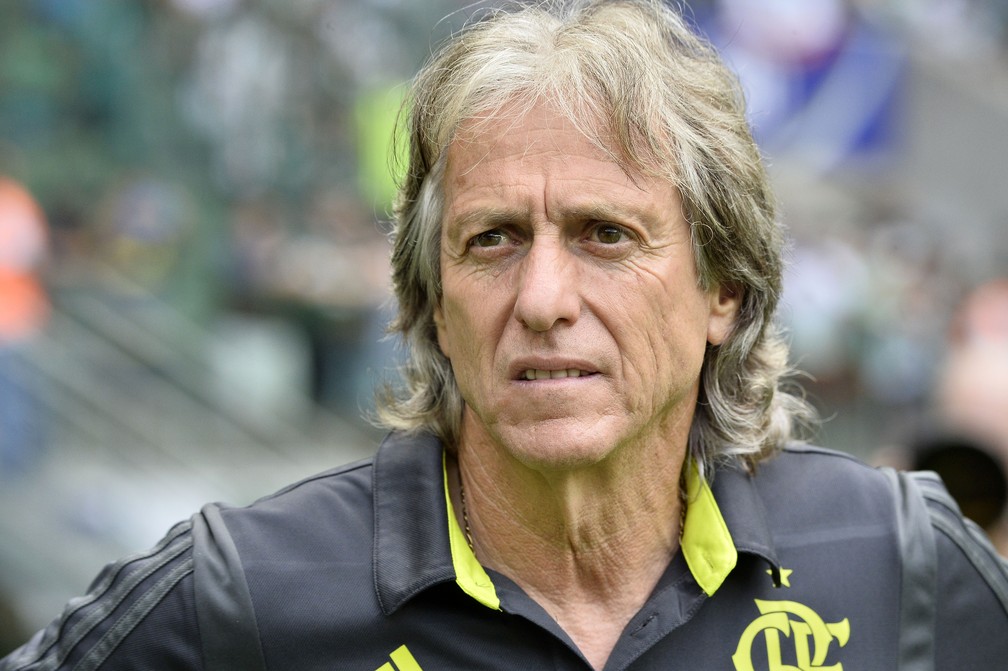 Jorge Jesus, técnico do Flamengo — Foto: Marco Ribolli