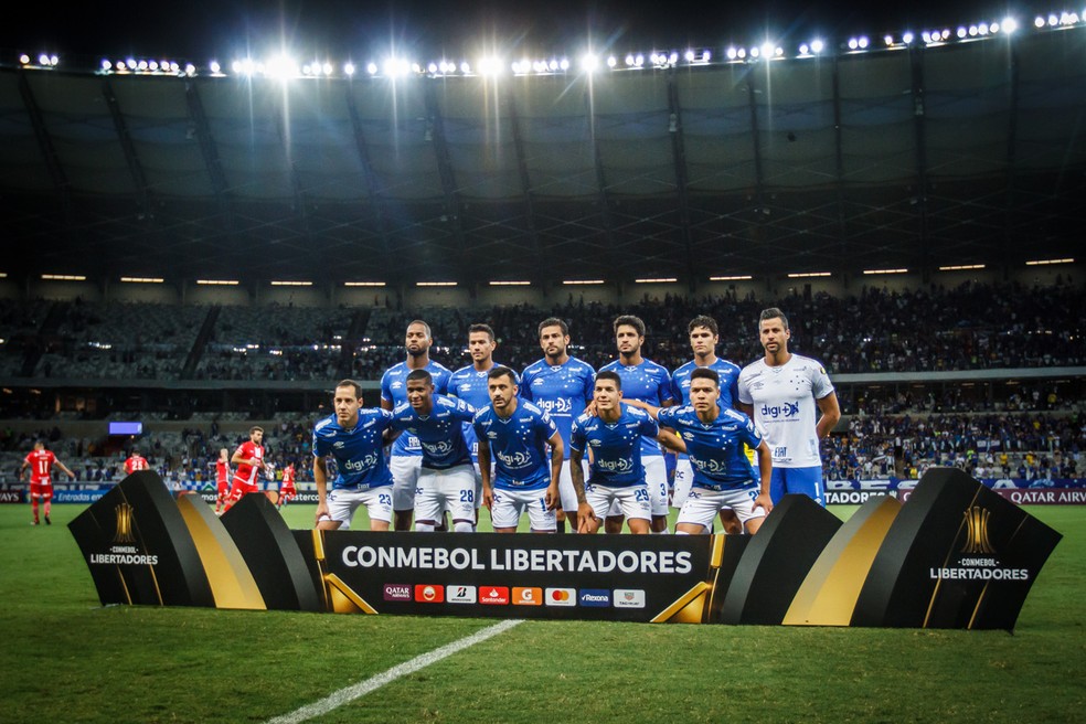 Cruzeiro é o único time com 100% de aproveitamento na fase de grupos da Libertadores — Foto: Vinnicius Silva/Cruzeiro