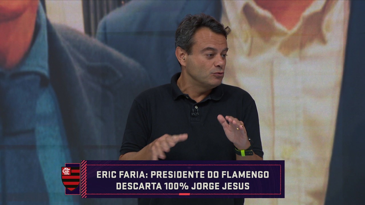 Eric Faria: Departamento de futebol do Flamengo não quer Jorge Jesus