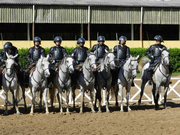 G1 - Tropa de Choque reforça proteção para cavalaria durante a Copa em SP -  notícias em São Paulo