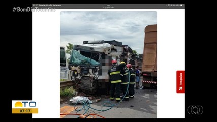 Morte de motorista em acidente na TO-080 é destaque no g1 Tocantins