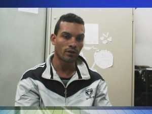 Abner durante o depoimento em Rio Preto  (Foto: Reprodução/ TV TEM)