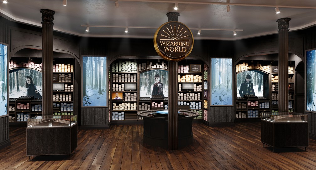 Espaço da loja dedicada a Harry Porter, em Nova York — Foto: Harry Potter New York/Divulgação