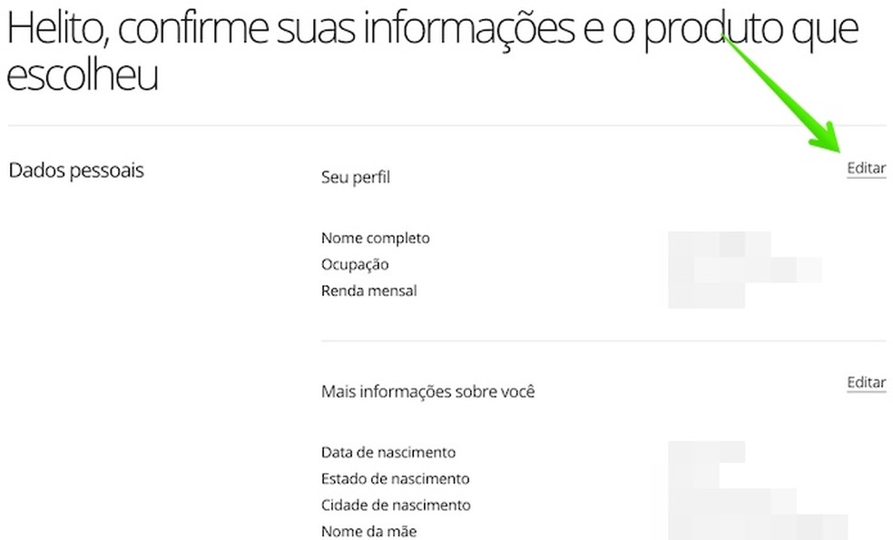 Abrindo conta no Santander pela Internet — Foto: Reprodução/Helito Beggiora