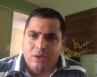 Leston Júnior publica vídeo na internet para a torcida do Remo (Foto: Reprodução/Facebook)