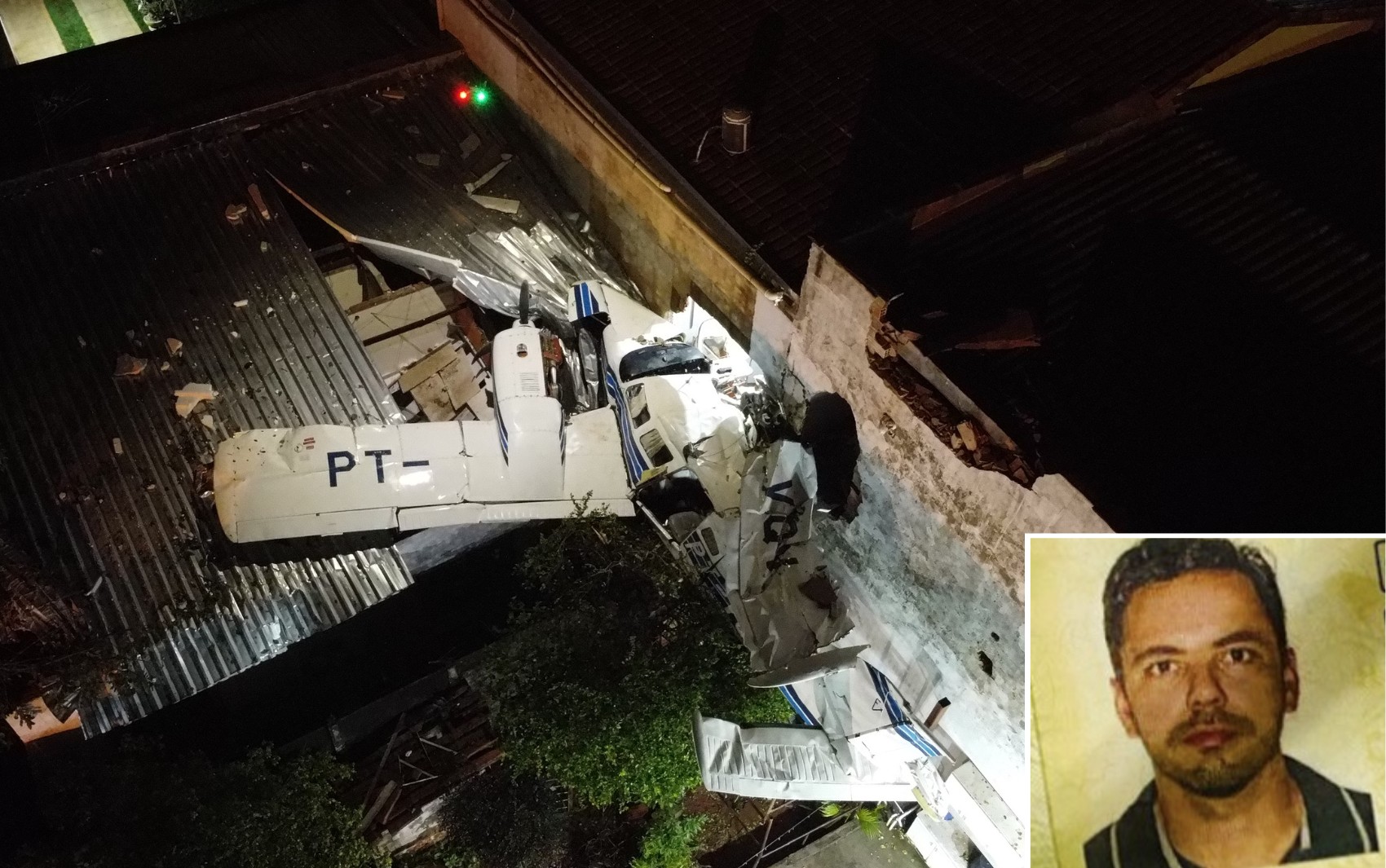 Morrem dois dos seis feridos em acidente com avião em Goiânia