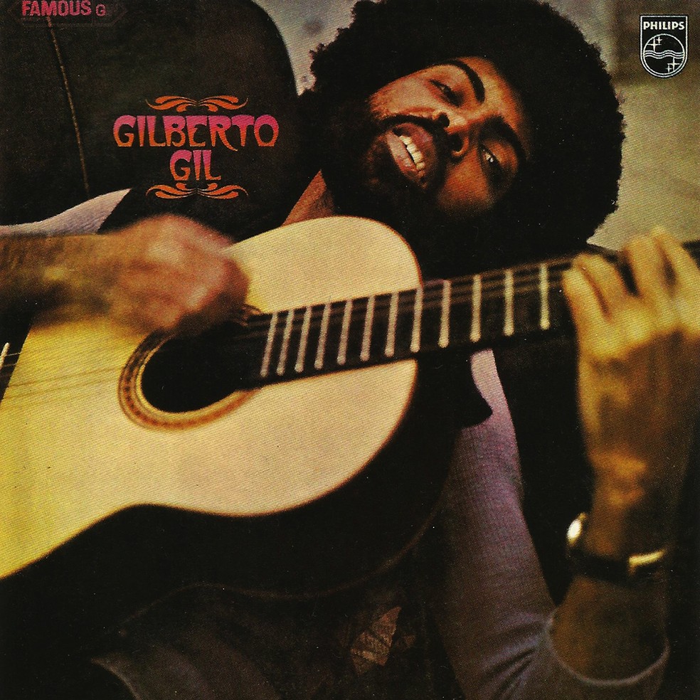 Capa do álbum 'Gilberto Gil', de 1971 — Foto: Johnny Clamp
