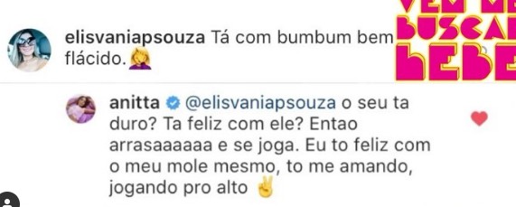 Anitta rebate crítica (Foto: Reprodução / Instagram)