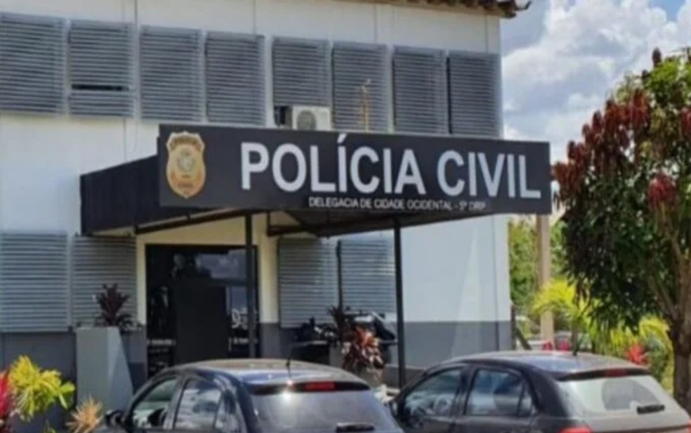 Delegacia de Polícia de Cidade Ocidental, em Goiás  — Foto: Reprodução/Polícia Civil