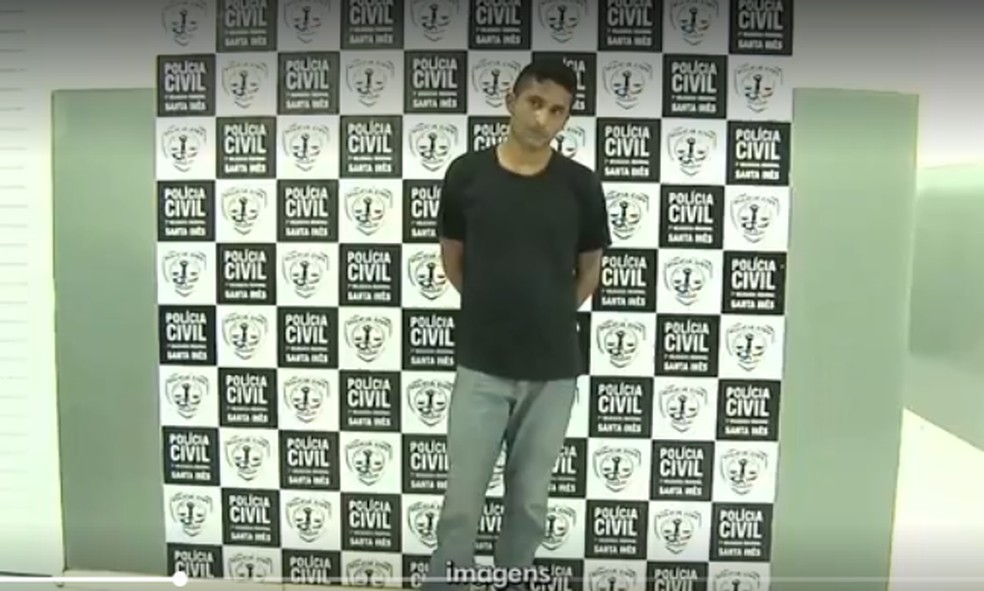José Ferreira de Souza foi preso no dia 6 de maio de 2019 e confessou o crime. — Foto: Reprodução/TV Mirante
