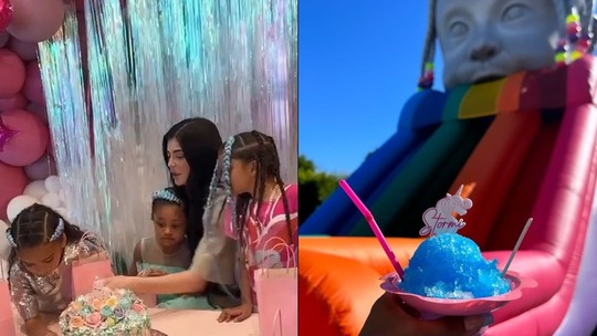 Kylie Jenner mostra detalhes do luxuoso aniversário de 5 anos de Stormi