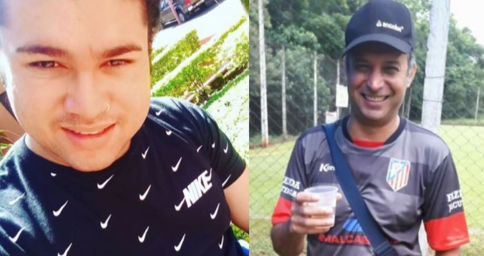 Jean e Eliede foram atingidos pelo carro enquanto aguardavam o sinal em uma moto, em Londrina — Foto: Arquivo pessoal