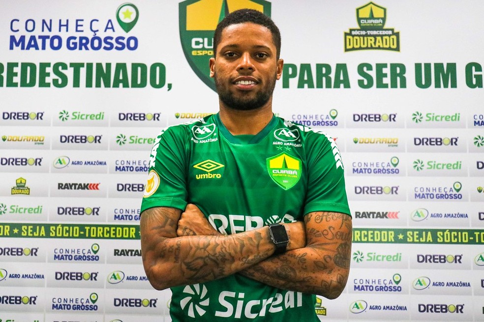 André anunciado como reforço do Cuiabá — Foto: AssCom Dourado