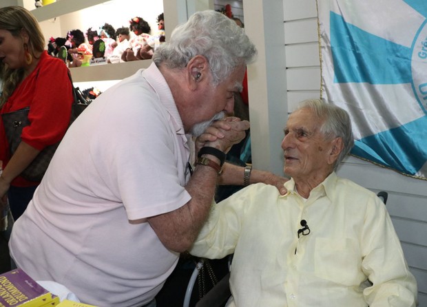 Isaac Bardavid e Orlando Drummond (Foto: Rogério Fidalgo/AgNews)