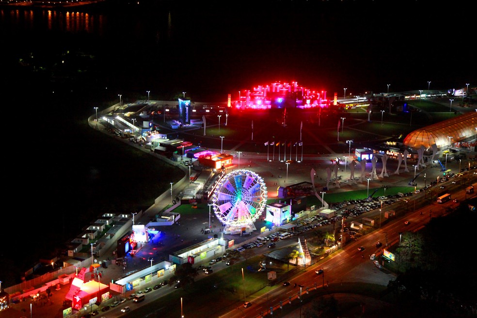 Parque dos Atletas tambÃ©m recebeu trÃªs ediÃ§Ãµes do Rock In Rio â€” Foto: DivulgaÃ§Ã£o / Rock in Rio