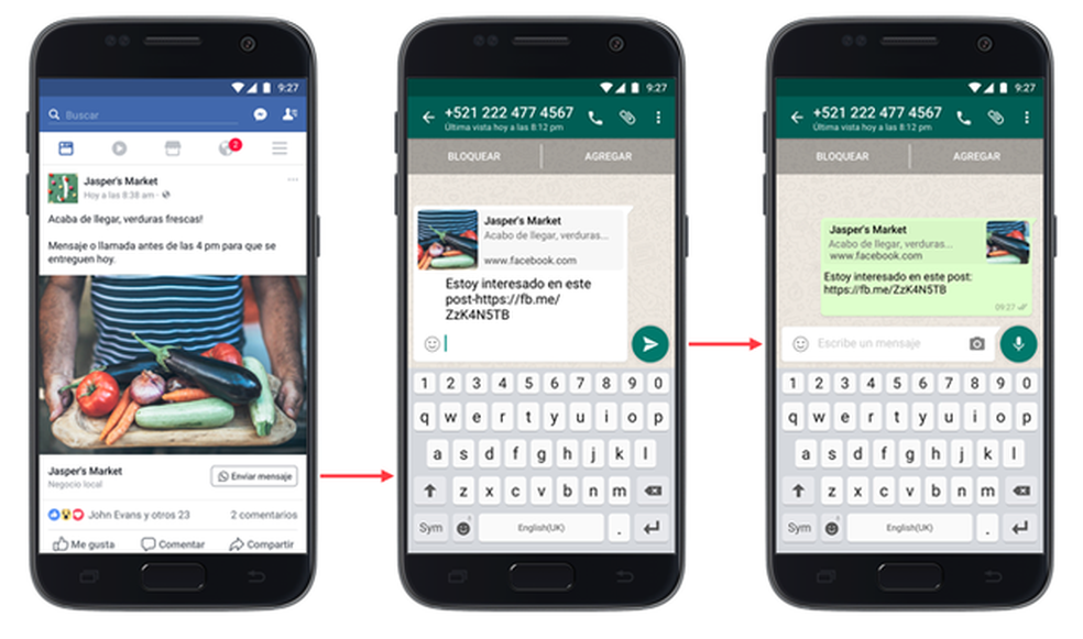 Botão do WhatsApp em anúncios do Facebook (Foto: Divulgação/Facebook)