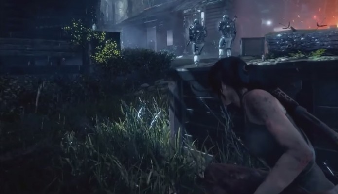 Trailer com ação furtiva mostra gráficos bonitos e gameplay do novo Tomb Raider (Foto: Reprodução/YouTube)