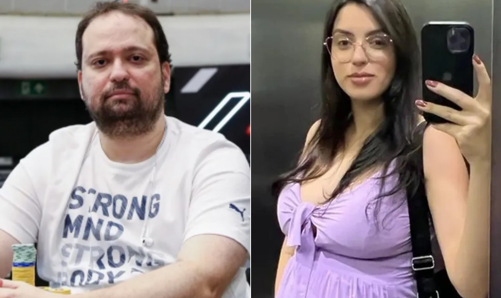 Diogo Viola de Nadai e Letycia Peixoto Fonseca; a gestante foi morta a tiros na última quinta-feira, em Campos — Foto: Reprodução