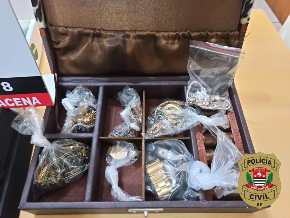 Polícia Civil recupera objetos furtados de residência em Dracena — Foto: Polícia Civil 