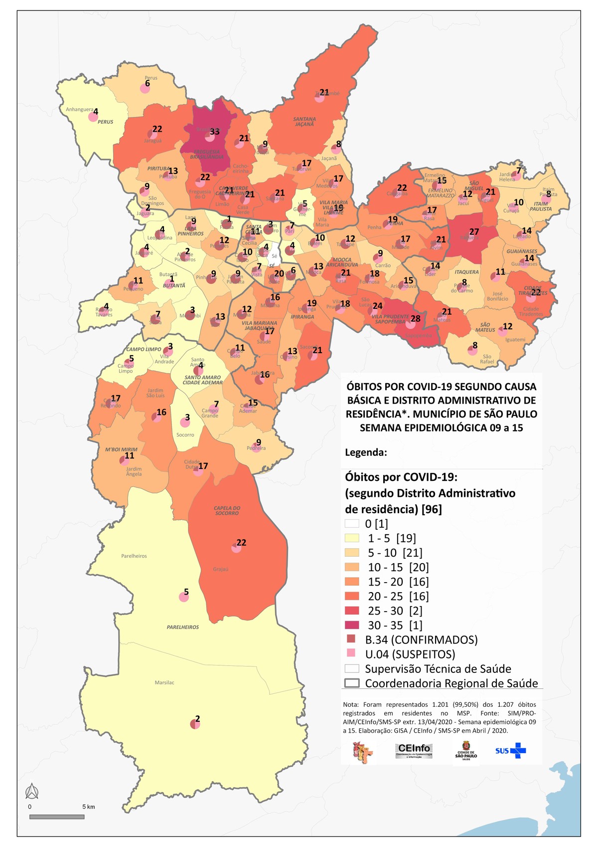 Mortes confirmadas ou suspeitas por coronavírus passam de 1.200 na cidade de São Paulo; periferia concentra mais óbitos